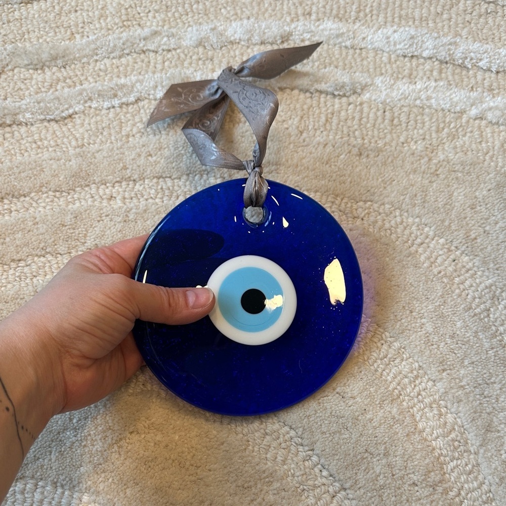Blue Evil Eye Wall Hanging - Picture 2 of 3
